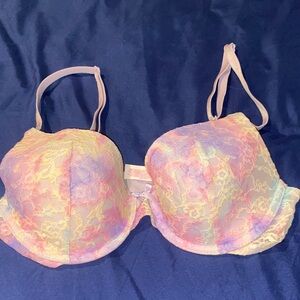 Multicolor Lace Underwire Bra PINK VS Bra